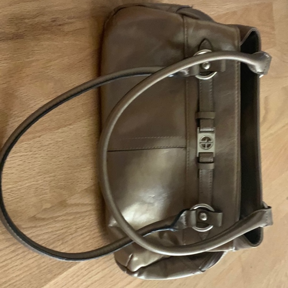 Beautiful Golden Bronze Giani Bernini Purse
